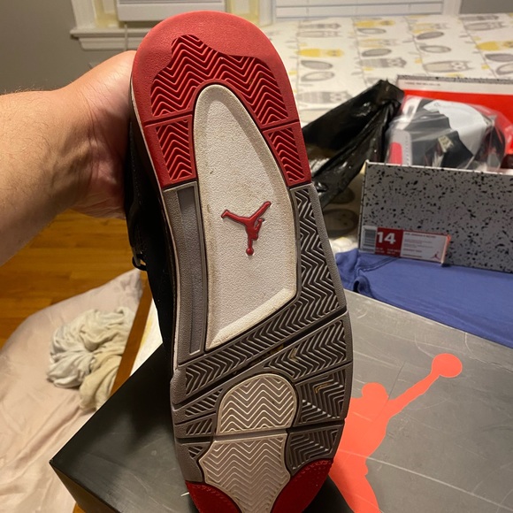 Size 14 Jordan 4 bred og all 2013 release - Picture 8 of 12